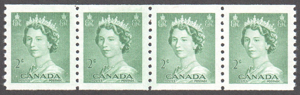 Canada Scott 331 MNH Strip - Click Image to Close